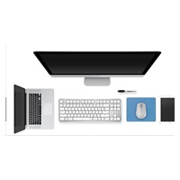 RAPOO myš 7200M Multi-mode bezdrátová, šedá