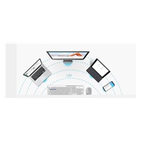 RAPOO myš 7200M Multi-mode bezdrátová, bílá