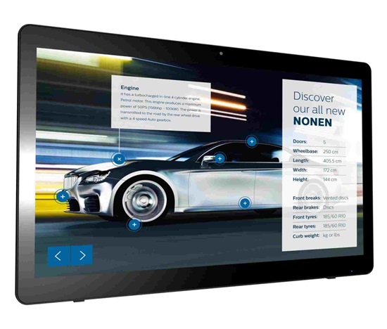 Philips LED display 24" TOUCH 24BDL4151T