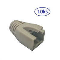 Ochrana pro konektor RJ45 Cat6A, snag-proof - šedá, 10ks
