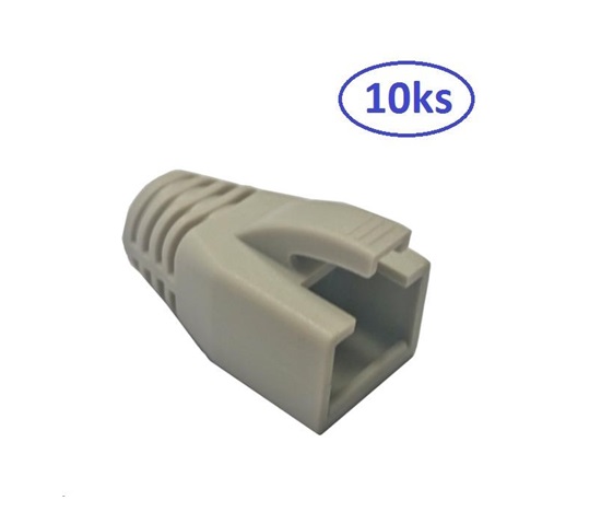 Ochrana pro konektor RJ45 Cat6A, snag-proof - šedá, 10ks