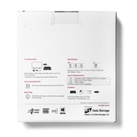 HITACHI LG - externí mechanika DVD-W/CD-RW/DVD±R/±RW/RAM GP57EB40, Slim, Black, box+SW