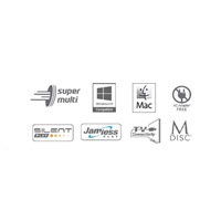 HITACHI LG - externí mechanika DVD-W/CD-RW/DVD±R/±RW/RAM GP60NB60, Slim, Black, box+SW