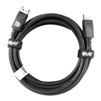 Club3D Kabel certifikovaný DisplayPort 1.4, HBR3, 8K60Hz (M/M), 3m, 28 AWG
