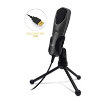 CONNECT IT YouMic mikrofon USB, pozlacený konektor USB, antracit