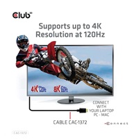 Club3D Cable HDMI 2.1 Ultra High Speed HDMI™ 4K120Hz, 8K60Hz, 2m