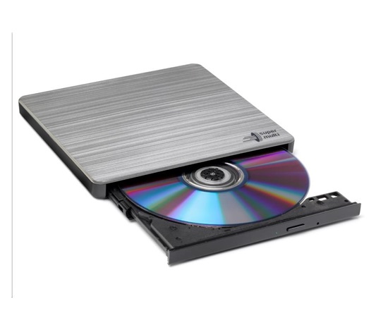 HITACHI LG - externí mechanika DVD-W/CD-RW/DVD±R/±RW/RAM GP60NS60, Slim, Silver, box+SW