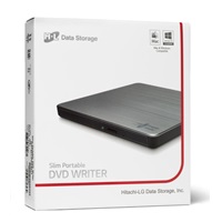 HITACHI LG - externí mechanika DVD-W/CD-RW/DVD±R/±RW/RAM GP60NS60, Slim, Silver, box+SW