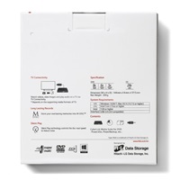 HITACHI LG - externí mechanika DVD-W/CD-RW/DVD±R/±RW/RAM GP60NS60, Slim, Silver, box+SW