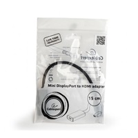 GEMBIRD Kabel red. miniDisplayport na HDMI, M/F, černá