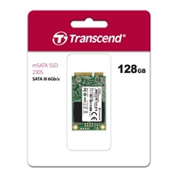 TRANSCEND Industrial SSD MSA230S 128GB, mSATA, SATA III, 3D TLC