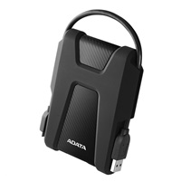 ADATA Externí HDD 1TB 2,5" USB 3.1 AHD680, černý (gumový, nárazu odolný)