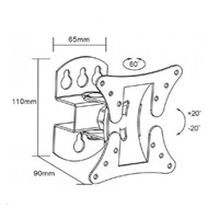 Držák Tv monitoru Fiber Novelty FN501