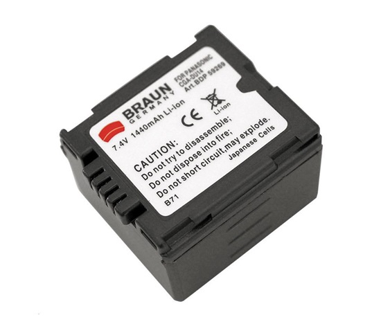 Braun akumulátor PANASONIC DU12, DU14, Hitachi BP14S, 1440mAh