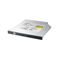 ASUS Slim DVD Writer SDRW-08U1MT/SLIM/BLACK/BULK, black, SATA, M-Disc, bulk  (bez SW)