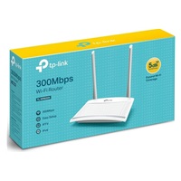 TP-Link TL-WR820N WiFi4 router (N300, 2,4GHz, 2x100Mb/s LAN, 1x100Mb/s WAN)