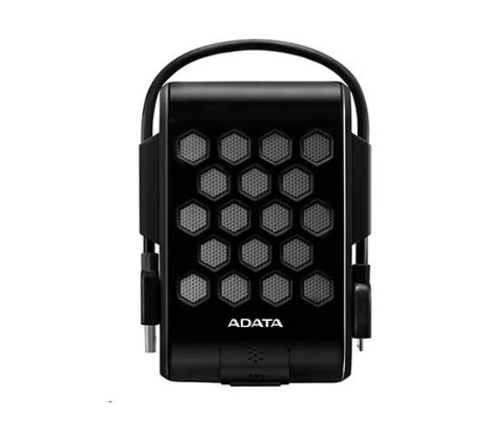ADATA Externí HDD 1TB 2,5" USB 3.2, DashDrive™ Durable HD720, G-sensor, černý, (gumový, vodě/nárazu odolný)
