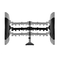 ARCTIC stolní držák Z2 Pro (Gen3) pro 2x LCD do 34", nosnost 2x15kg, 4x USB HUB, černý (black)