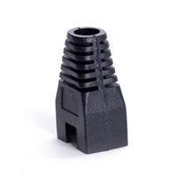 Ochrana pro konektor RJ45, non-snag-proof - černá, 100ks