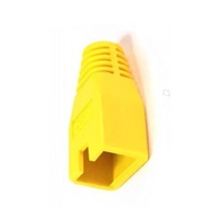 Ochrana pro konektor RJ45, non-snag-proof - žlutá, 100ks