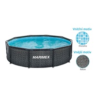 Marimex Florida bazén 3,05x0,91 m bez příslušenství - motiv RATAN