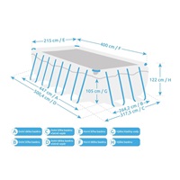 Marimex Florida Premium bazén 2,15x4,00x1,22 m bez příslušenství - motiv RATAN