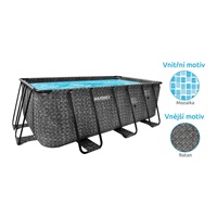 Marimex Florida Premium bazén 2,15x4,00x1,22 m bez příslušenství - motiv RATAN