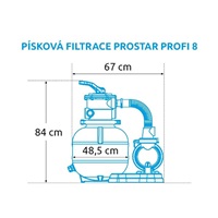 Marimex ProStar Profi 8 písková filtrace