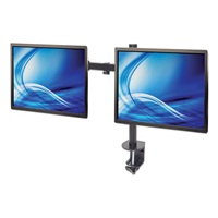 MANHATTAN stolní držák pro 2xLCD, 13" až 32", černý