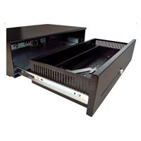 Virtuos pokladní zásuvka SK-500C, s kabelem 24V, pořadač 6/8, 9-24V, černá