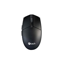 C-TECH myš WLM-06S, bezdrátová, 1600DPI, 6 tlačítek, černo-grafitová, tichá