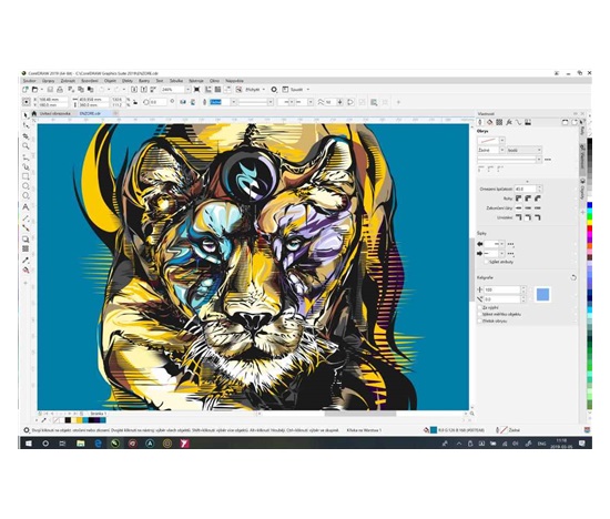 CorelDRAW GS 2019 Lic Media Pack EN/DE/FR/ES/BR/IT/CZ/PL/NL
