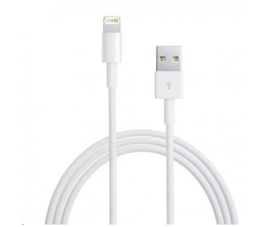 APPLE USB kabel s lightning konetorem - bílý (bulk balení) 2m