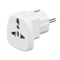 Goobay Univerzální cestovní adaptér pro zahraniční spotřebiče do CZ zásuvky IEC 320 C13