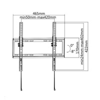 Levný sklopný držák LCD LED 3D plazma Tv Fiber Novelty ARBER
