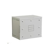 Solarix rozvaděč nástěnný SENSA 9U 400mm, dveře plech, RAL 7035 SENSA-9U-64-21-G