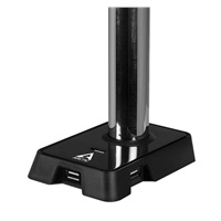 ARCTIC stolní držák Z1 (Gen.3) pro 1x LCD do 43", nosnost 15kg, USB HUB, černý (black)