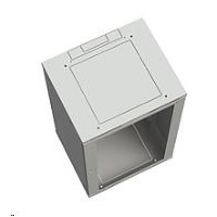 Solarix rozvaděč nástěnný SENSA 9U 500mm, dveře plech, RAL 7035 SENSA-9U-65-21-G