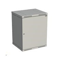 Solarix rozvaděč nástěnný SENSA 15U 500mm, dveře plech, RAL 7035 SENSA-15U-65-21-G