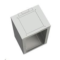 Solarix rozvaděč nástěnný SENSA 15U 500mm, dveře plech, RAL 7035 SENSA-15U-65-21-G