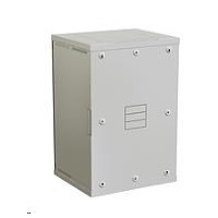 Solarix rozvaděč nástěnný SENSA 18U 500mm, dveře plech, RAL 7035 SENSA-18U-65-21-G