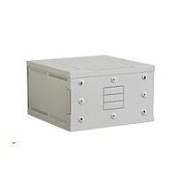 Solarix rozvaděč nástěnný SENSA 6U 600mm, dveře plech, RAL 7035 SENSA-6U-66-21-G