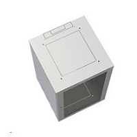 Solarix rozvaděč nástěnný SENSA 9U 600mm, dveře plech, RAL 7035 SENSA-9U-66-21-G