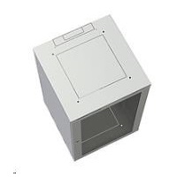 Solarix rozvaděč nástěnný SENSA 12U 600mm, dveře plech, RAL 7035 SENSA-12U-66-21-G