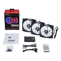 CHIEFTEC RGB větrák TORNADO CF-3012-RGB