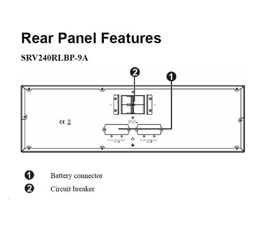 APC Easy UPS SRV 240V RM Battery Pack for 5&6&10kVA Rack, Extended Runtime model, 3U