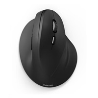 Hama vertikální ergonomická bezdrátová myš EMW-500, 6 tlačítek, černá