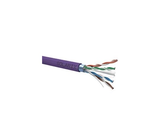 Kabel instalacyjny Solarix CAT6 FTP LSOH Dca-s2,d2,a1 szpula 500m