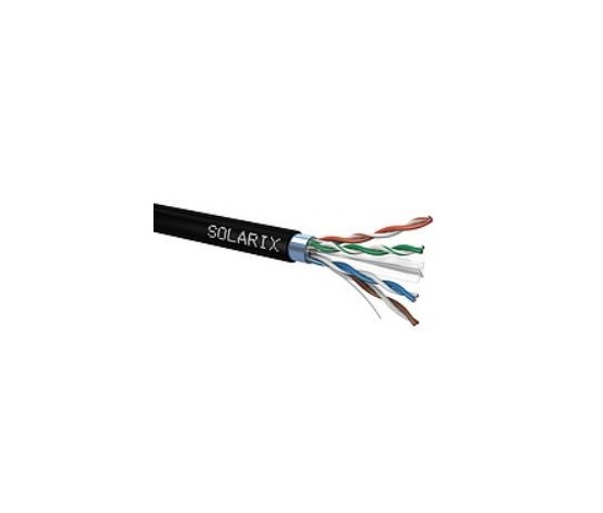 Kabel instalacyjny Solarix CAT6 FTP PE Fca zewnętrzny szpula 500 m