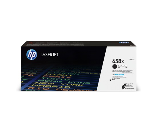 HP 658X Black LaserJet Toner Cartridge (33,000 pages)